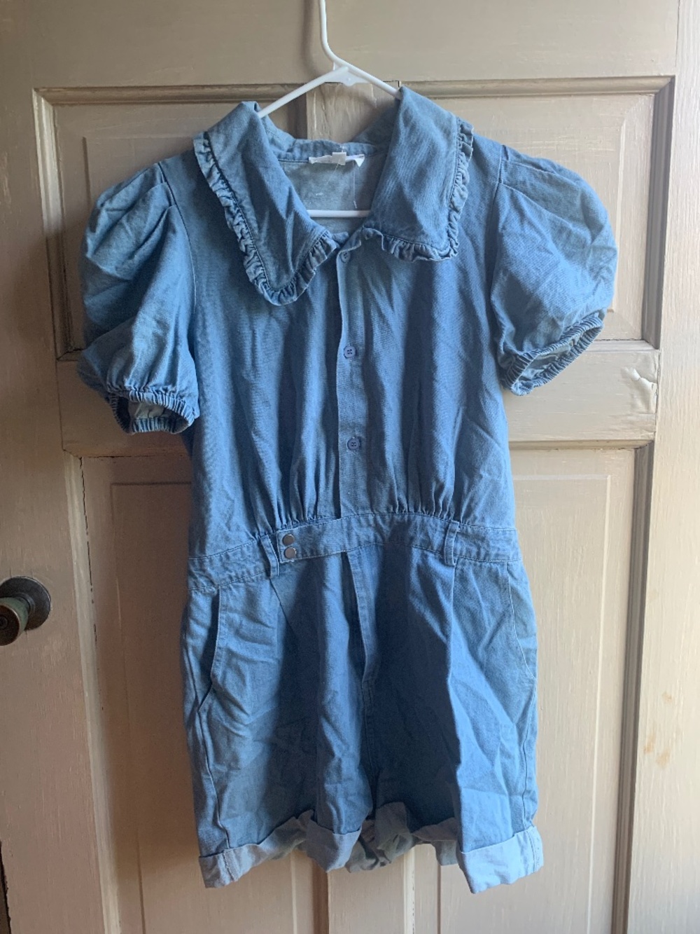 &Merci Denim Romper